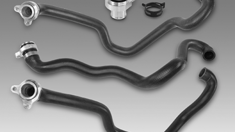 Rein introduces updated thermostat hoses that includes metal flanges